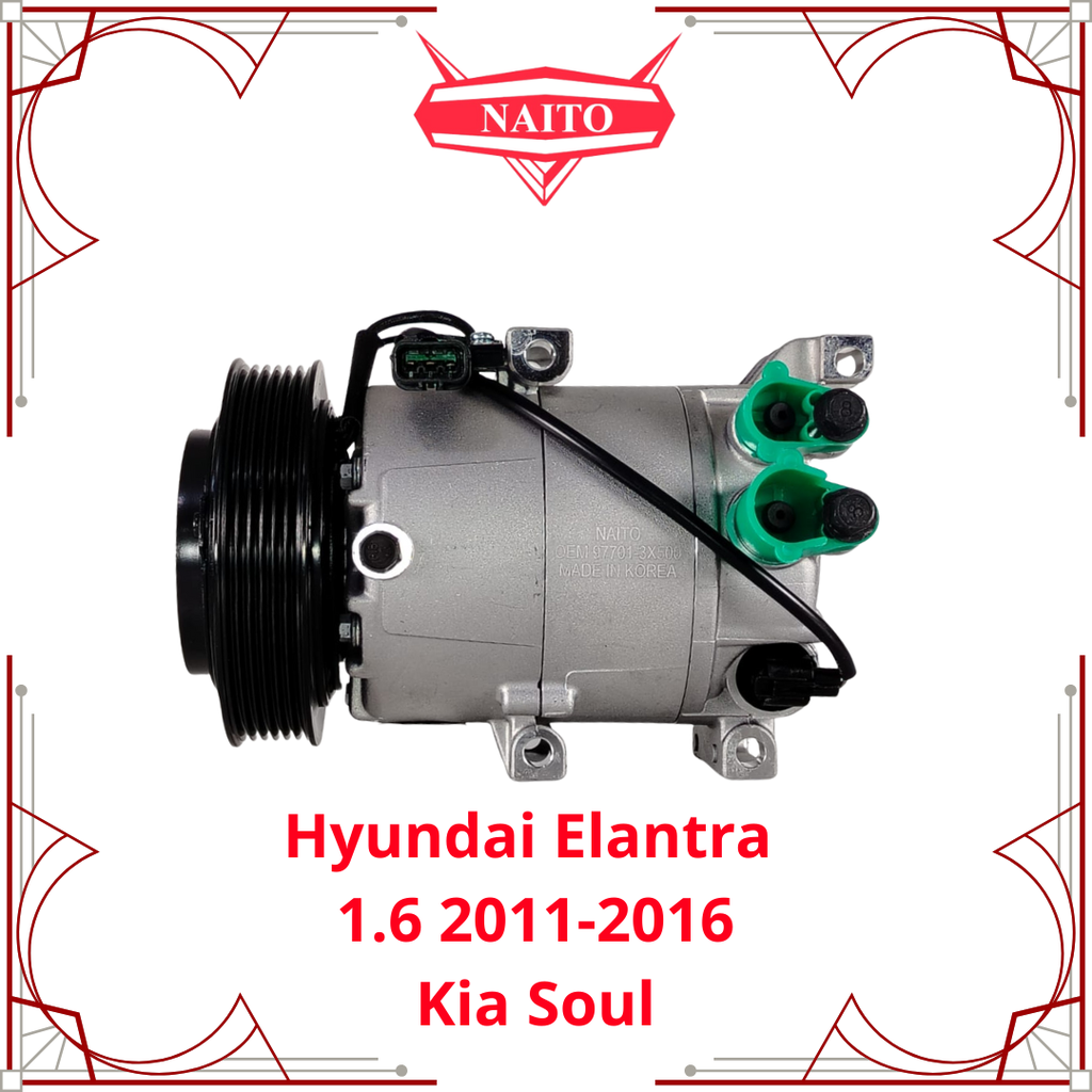 Compresor Hyundai Elantra  1.6 2011-2016, Kia Soul