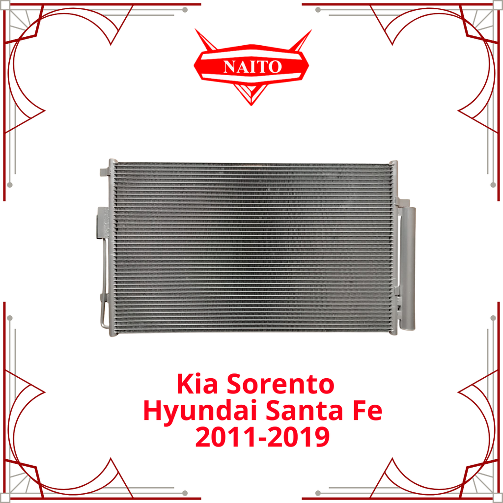 Condensador Kia Sorento, Hyundai Santa Fe 2011-2019