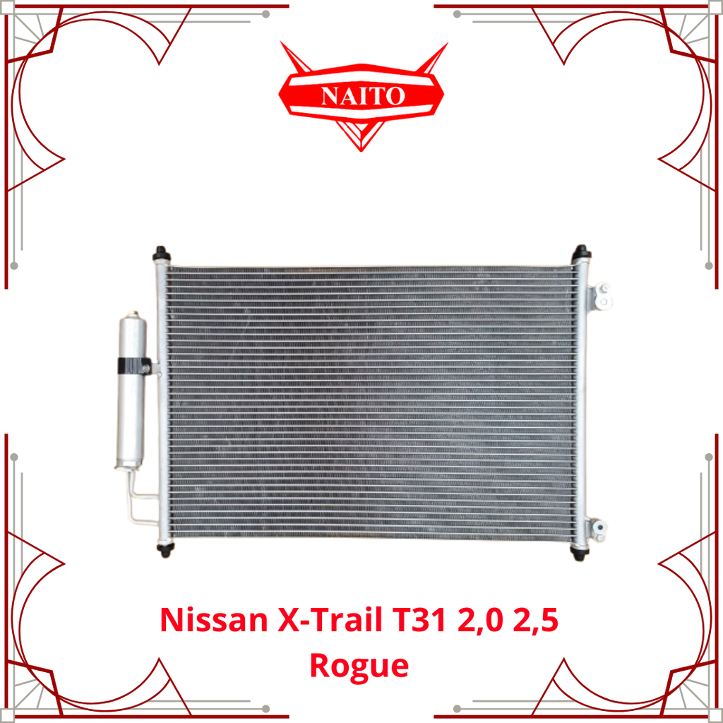 Condensador Nissan X-Trail T31 2,0 2,5, Rogue