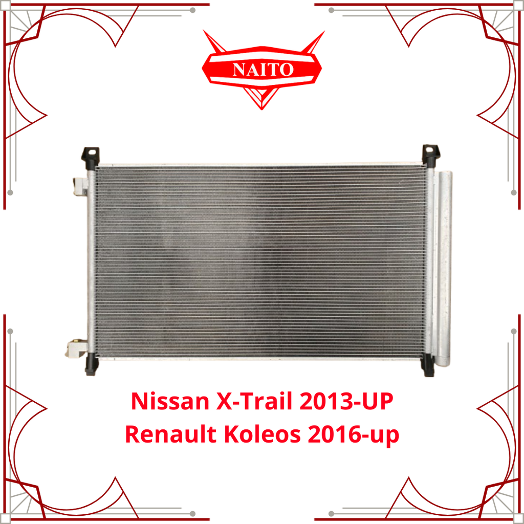 Condensador Nissan X-Trail 2013-up, Renault Koleos 2016-up