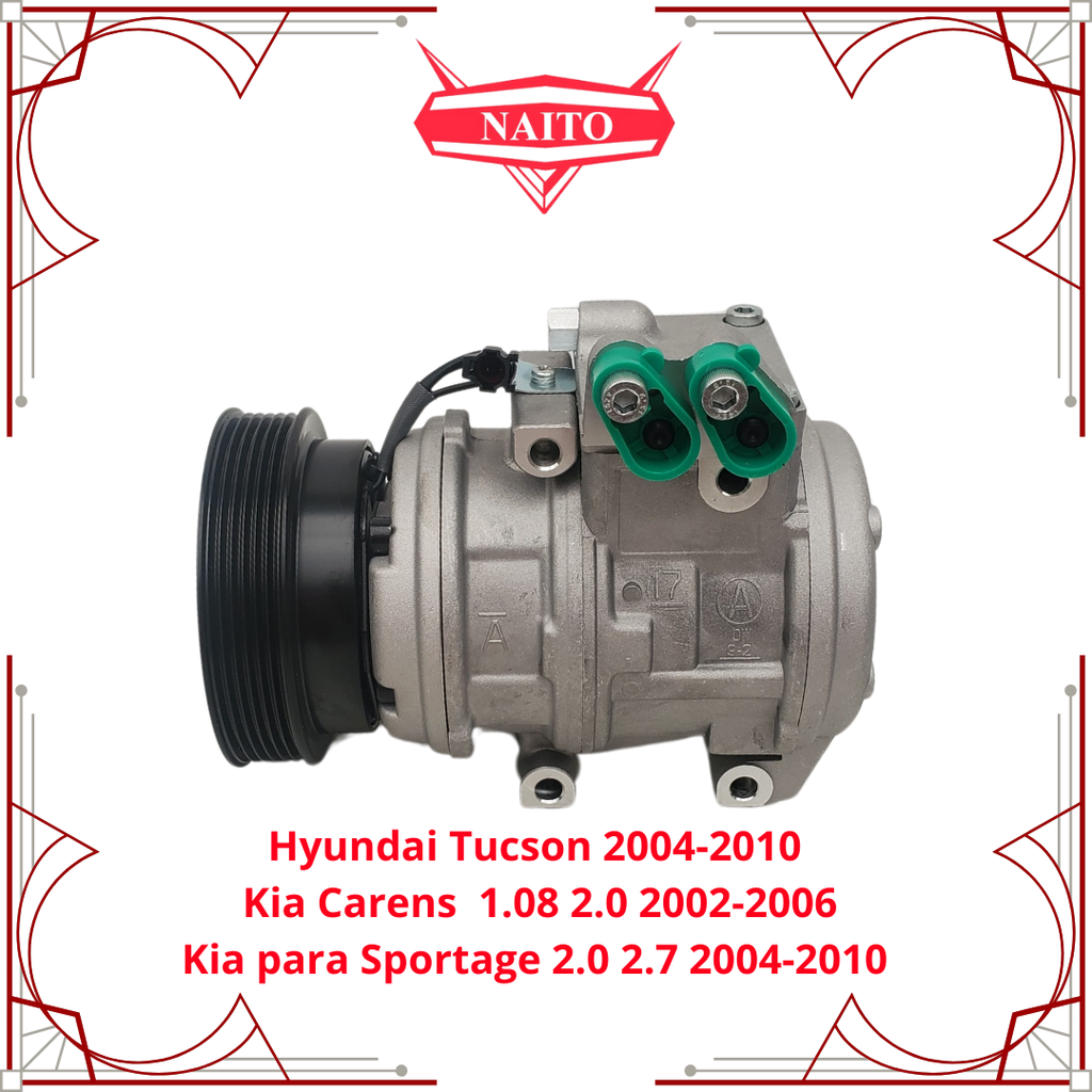 Compresor Hyundai Tucson 2004-2010, Kia Carens  1.8 2.0 2002-2006, Kia Sportage 2.0 2.7 2004-2010