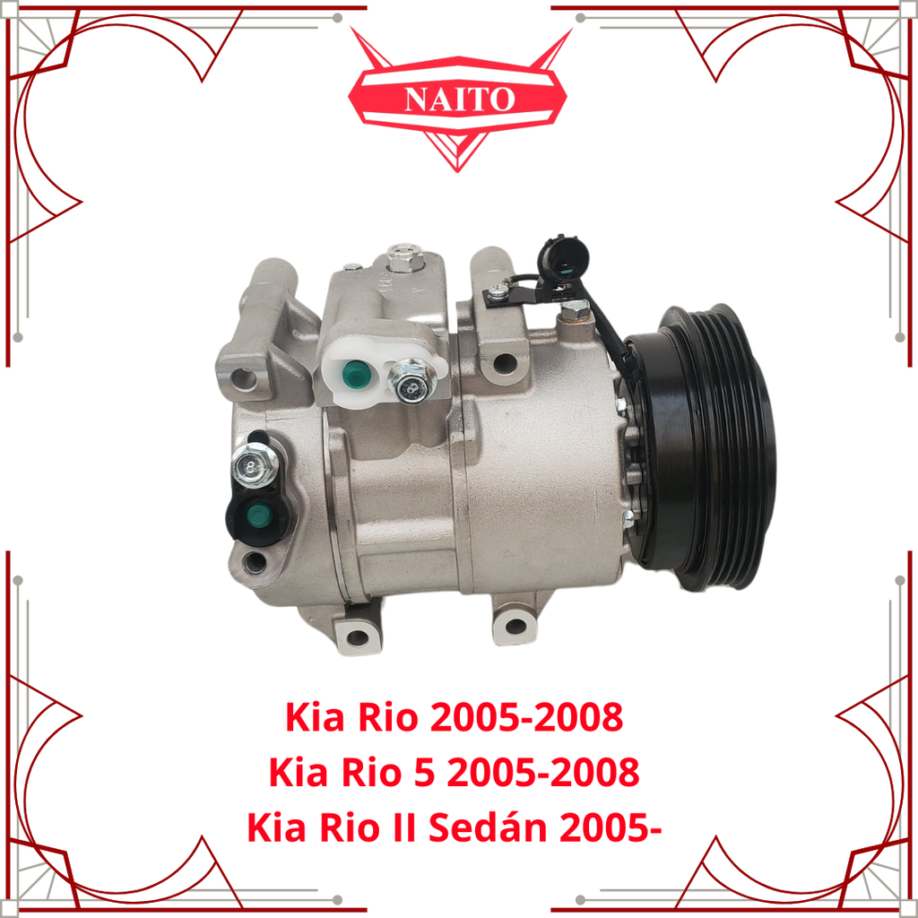 Compresor Kia Rio 2005-2008, Kia Rio 5 2005-2008, Kia Rio II Sedán 2005-