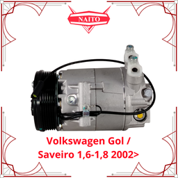 [5X0820803D] Compresor Volkswagen Gol, Saveiro 1,6-1,8 2002>