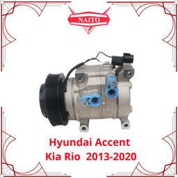 [97701-1R000] Compresor Hyundai Accent, Verna, Kia Rio 2013-2020 (Mecanico)