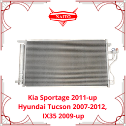 [97606-2S500] Condensador Kia Sportage 2011-up, Hyundai Tucson 2007-2012, IX35 2009-up