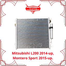 [7812A292] Condensador Mitsubishi L200 2014-up, Montero Sport 2015-up