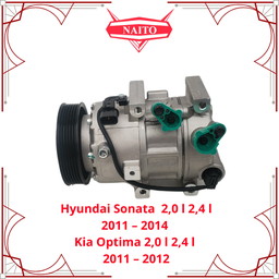 [97701-3R000] Compresor Hyundai Sonata  2,0 l 2,4 l 2011 – 2014, Kia Optima 2,0 l 2,4 l  2011 – 2012